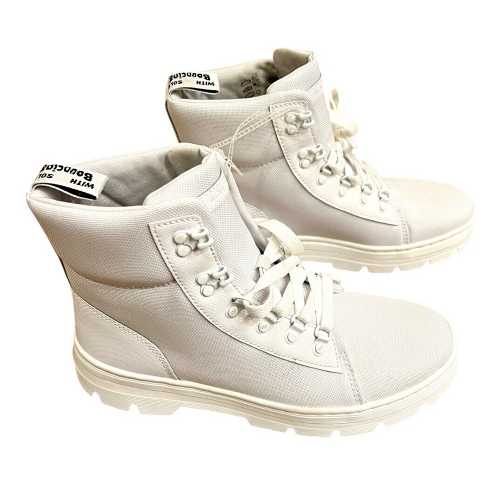 Dr. Martens Combs W White Extra Tough Nylon Utility Boots UK 9 US L 11